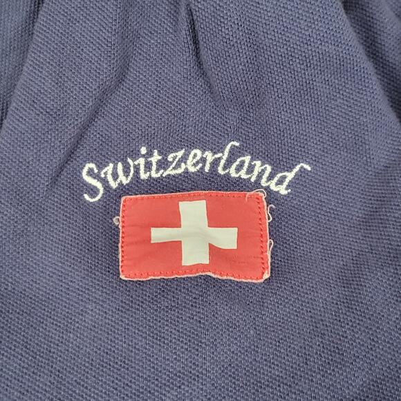 Vintage Ettinger Sport Davos Limited Edition Long Sleeve Polo Switzerland Men XL - Picture 8 of 12